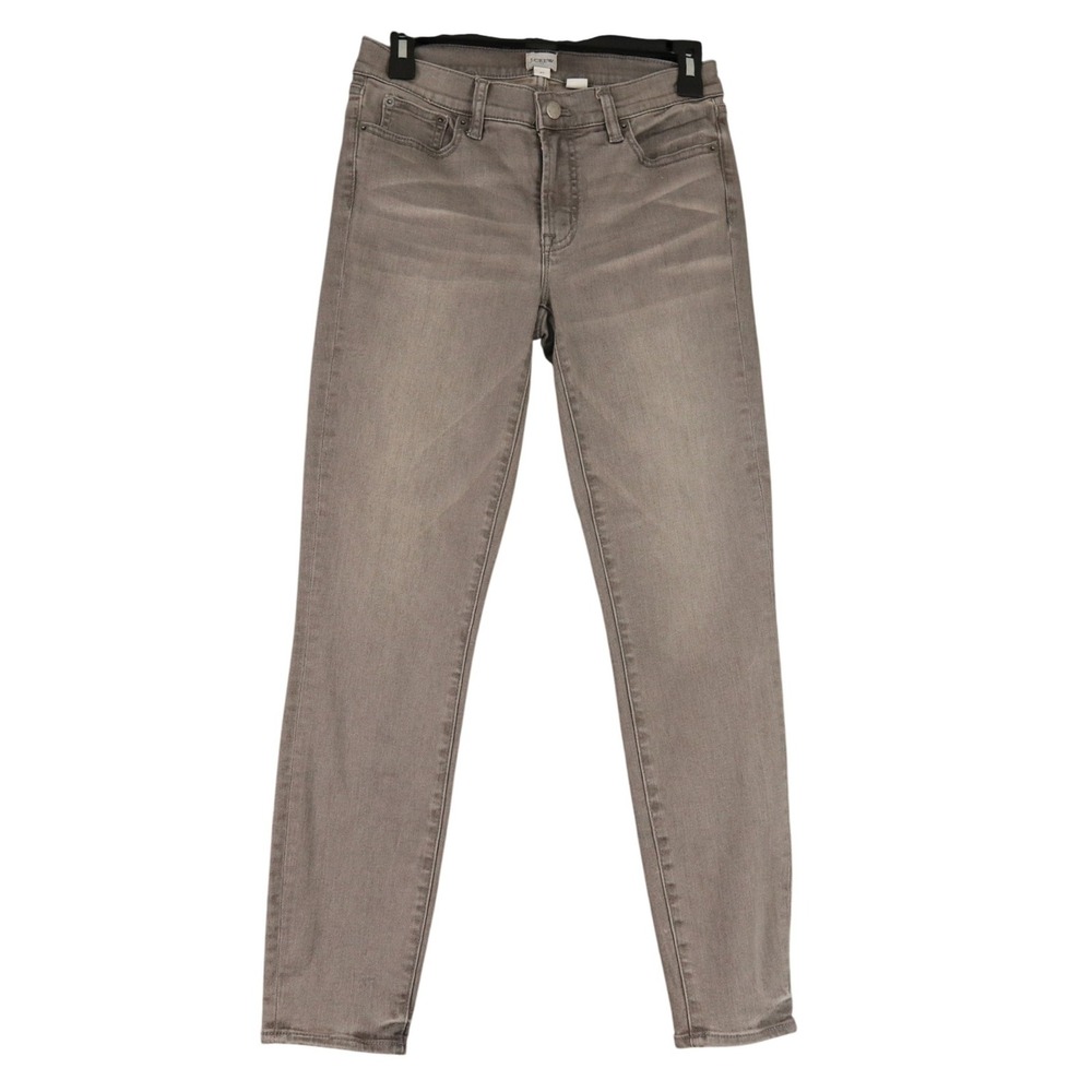 J.Crew Toothpick‎ Jeans Womens 27 Grey Wash Stretch Slim Fit Everyday Wear
